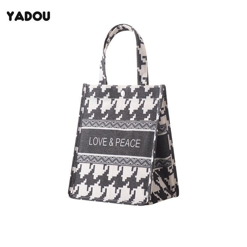 Túi đựng hộp cơm trưa YADOU cỡ lớn màu sắc xinh xắn tiện dụng