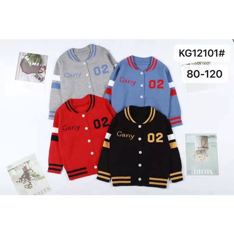 Áo Len Cardigan Bé Trai Nhiều Mẫu size 80-110(1-4 tuổi)