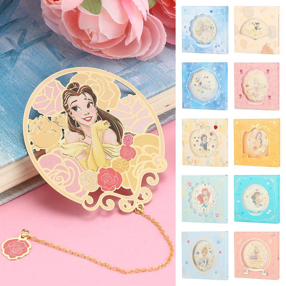 PINEVN Thẻ Đánh Dấu Trang Sách Bằng Kim Loại Phối Tua Rua Phong Cách Retro