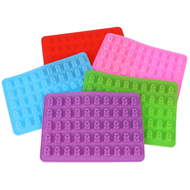 Khuôn silicone Chia 53 Ngăn Gummy