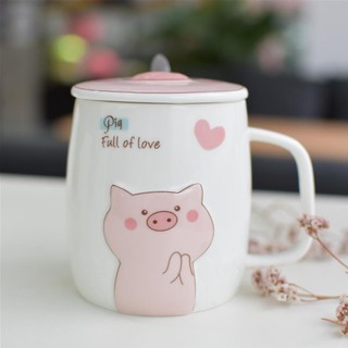 Cốc uống nước có nắp và thìa