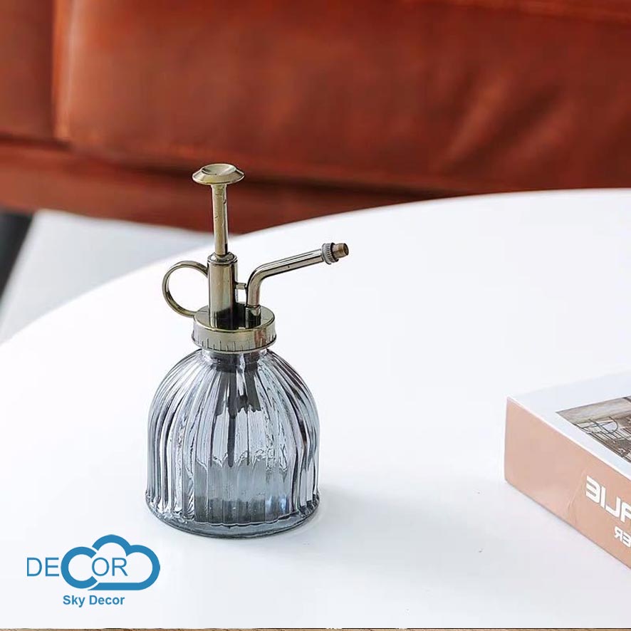 Bình phun sương thủy tinh Sky Decor - Xịt phun hơi nước, bình tưới cây làm vườn