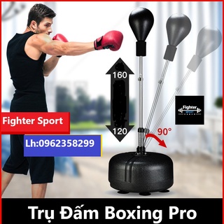 BOXING PRO Trụ đấm bốc LUYỆN TẬP PHẢN XẠ TẠI NHÀ - hàng cao cấp ( bóng đặc khong lo xẹp )