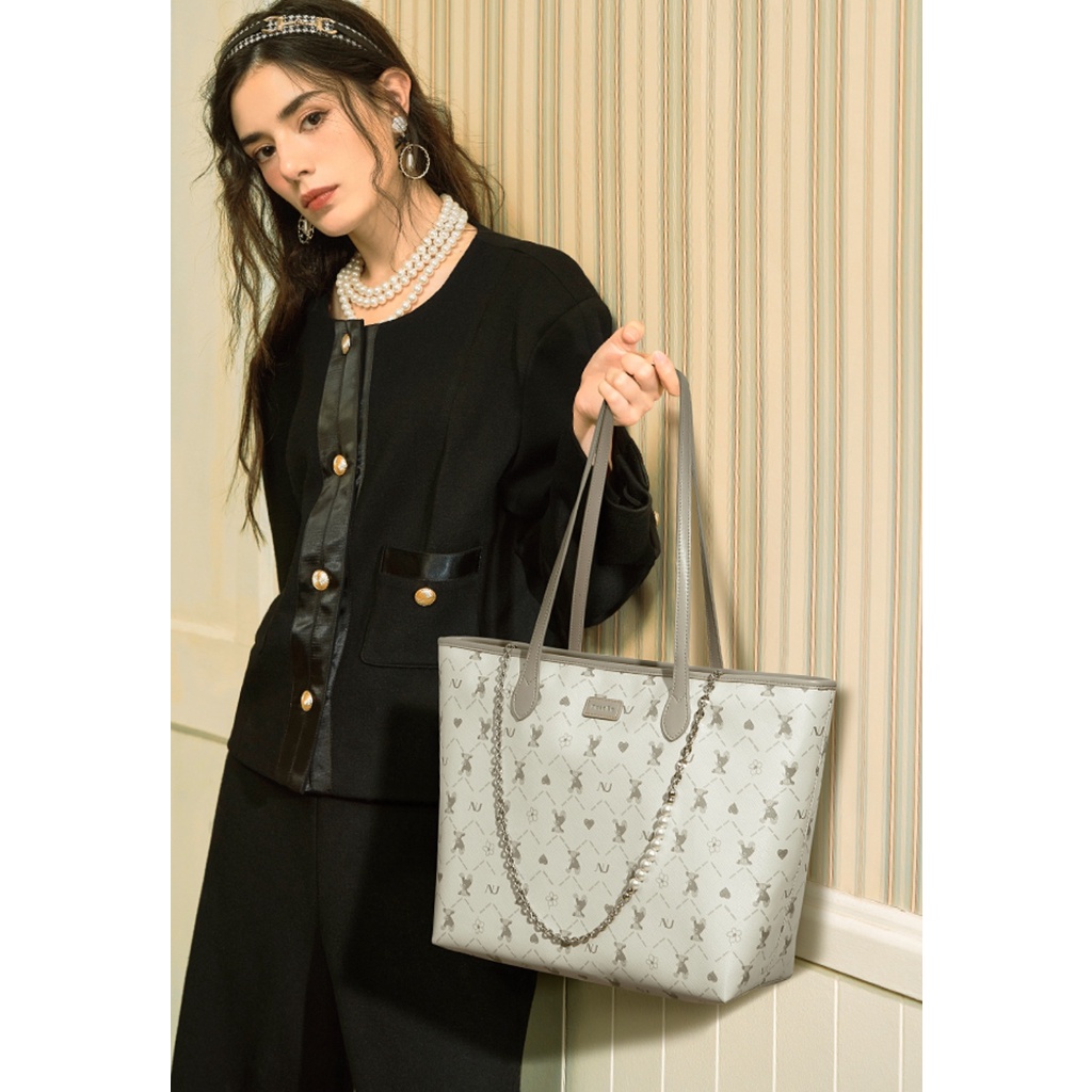 Túi xách nữ to size lớn sang trọng bộ set cao cấp kiểu tote bag thời trang hàng hiệu đẹp Nucelle 1171900 đi làm đi chơi