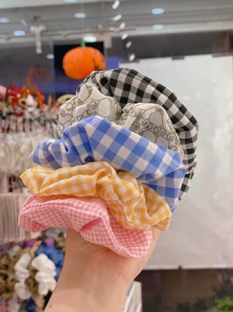 Dây cột tóc vải scrunchies màu xinh HOT TREND