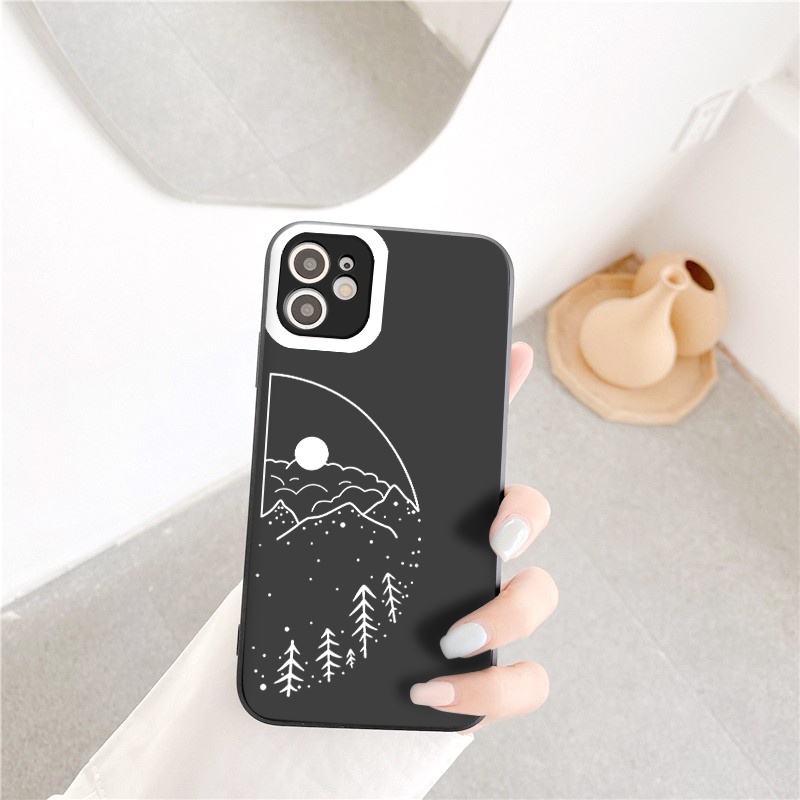 Ốp điện thoại hoạt hình cặp đôi dễ thương đẹp Compatible for iPhone 13/12/11Pro/Max/SE 2020/X/XR/XS/ip8/7/6