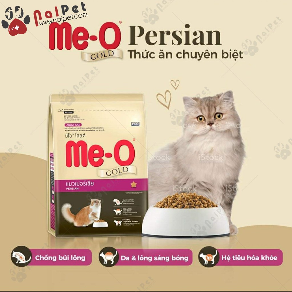 Thức Ăn Hạt Cho Mèo Me-o Gold 1.2kg