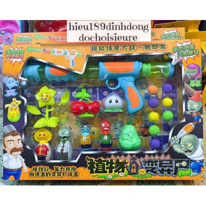 Hộp Đồ Chơi Game Hot Plants vs Zombie hình lọ lật đật