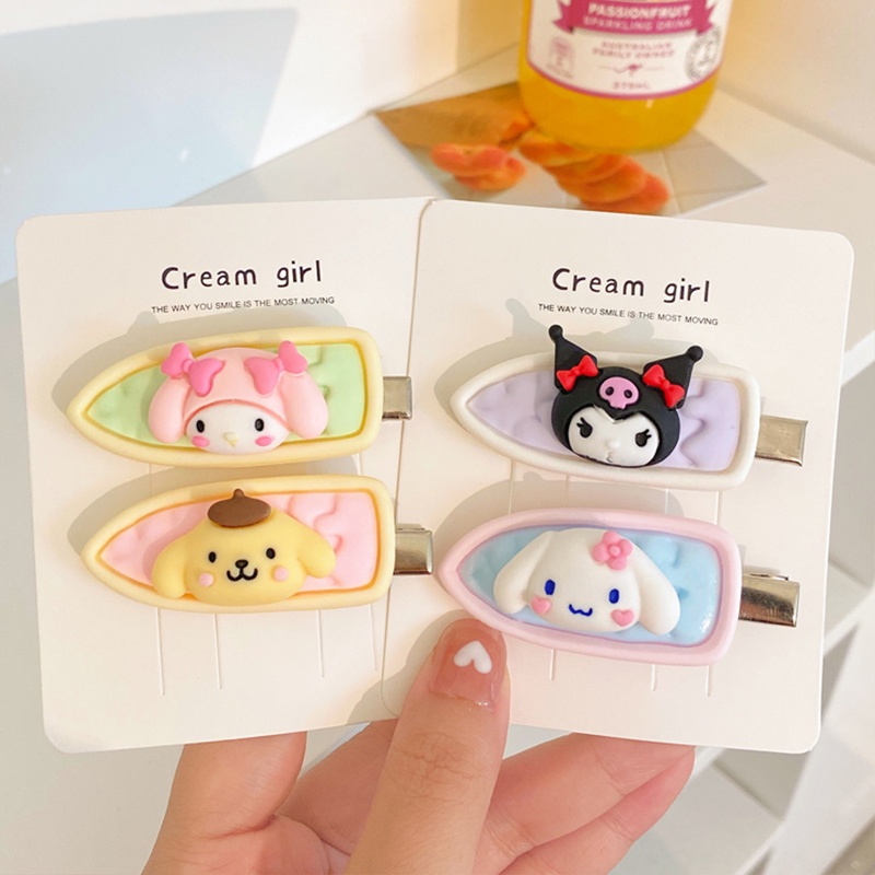 Kẹp Tóc Mỏ Vịt Họa Tiết Hoạt Hình Thời Trang Mùa Hè Cho Nữ