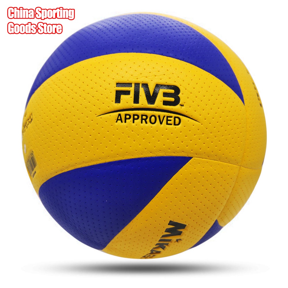 Quả Bóng Chuyền Chuyên Nghiệp Mikasa MVA300 Bằng Da Cao Cấp