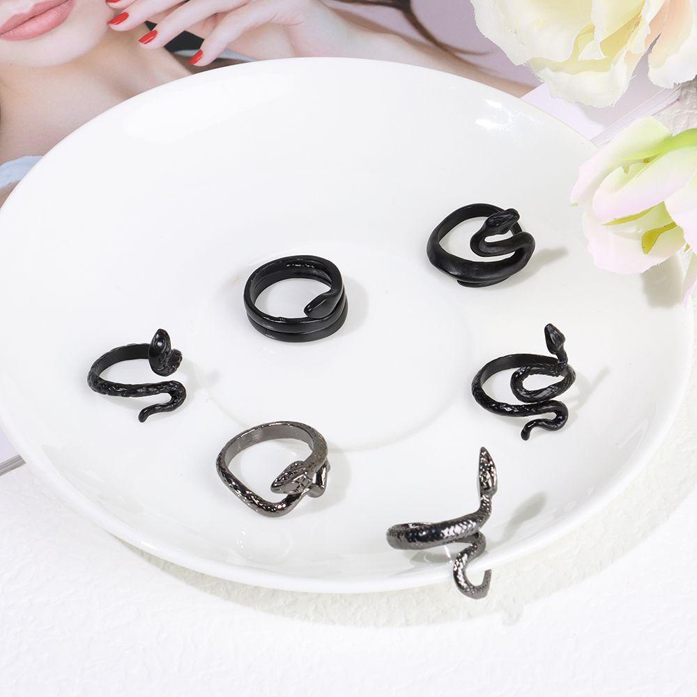 EUTUS Nhẫn Hình Rắn Thời Trang Cá Tính