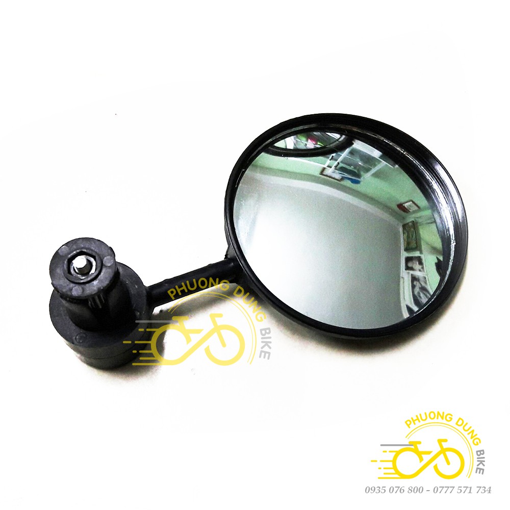 Gương kính chiếu hậu xe đạp đậy ống ghi đông - 1 chiếc