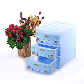 Tủ nhựa 3 tầng mini đồ rê mí