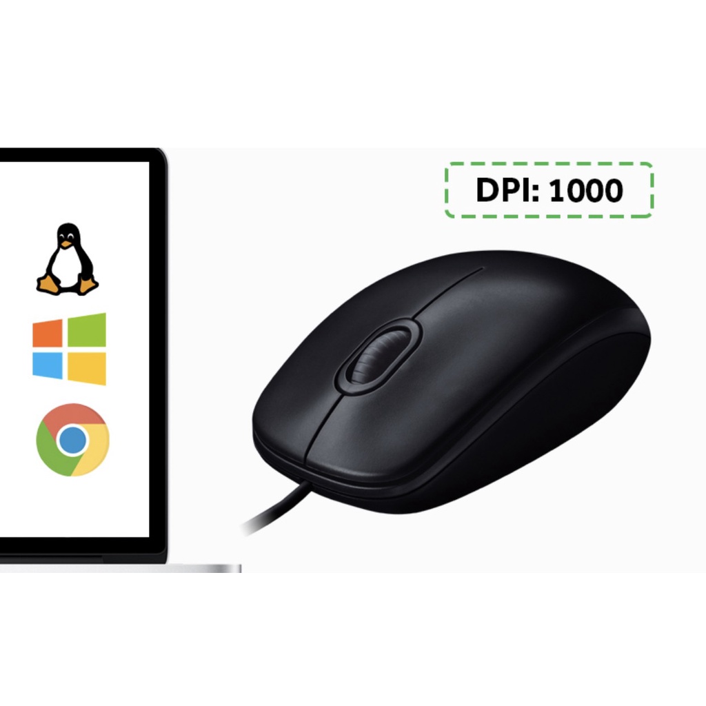 Chuột Logitech M100R- Hàng chính hãng