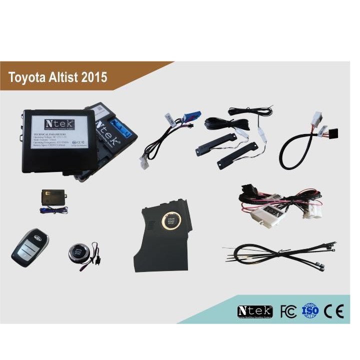 Bộ SmartKey cho xe ô tô Toyota Altis  KÍCH NỔ XE BẰNG IPHONE hãng Ntek Malaysia