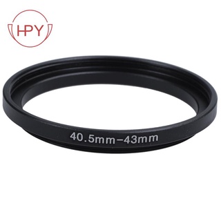 Camera 40.5mm to 43mm metal step up ring adapter