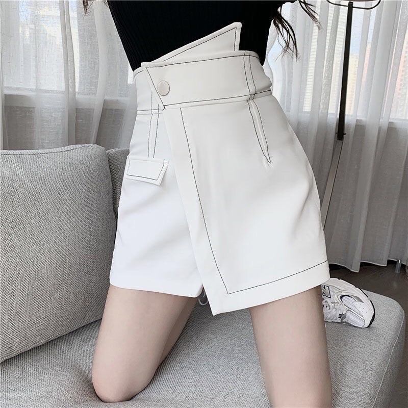 Quần giả váy dáng chữ A đường may nổi, váy chữ A lưng cao chất vải dày dặn [Quảng Châu cao cấp] | BigBuy360 - bigbuy360.vn