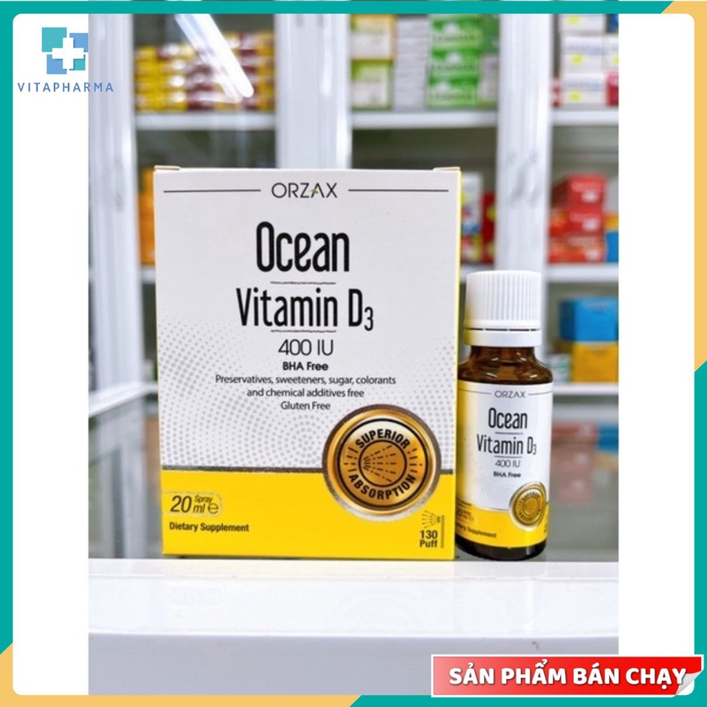 OCEAN VITAMIN D3 Dạng Xịt - 20ml