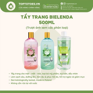 Nước tẩy trang Bielenda Botanical Clays/ Green Tea 500ml làm sạch sâu da