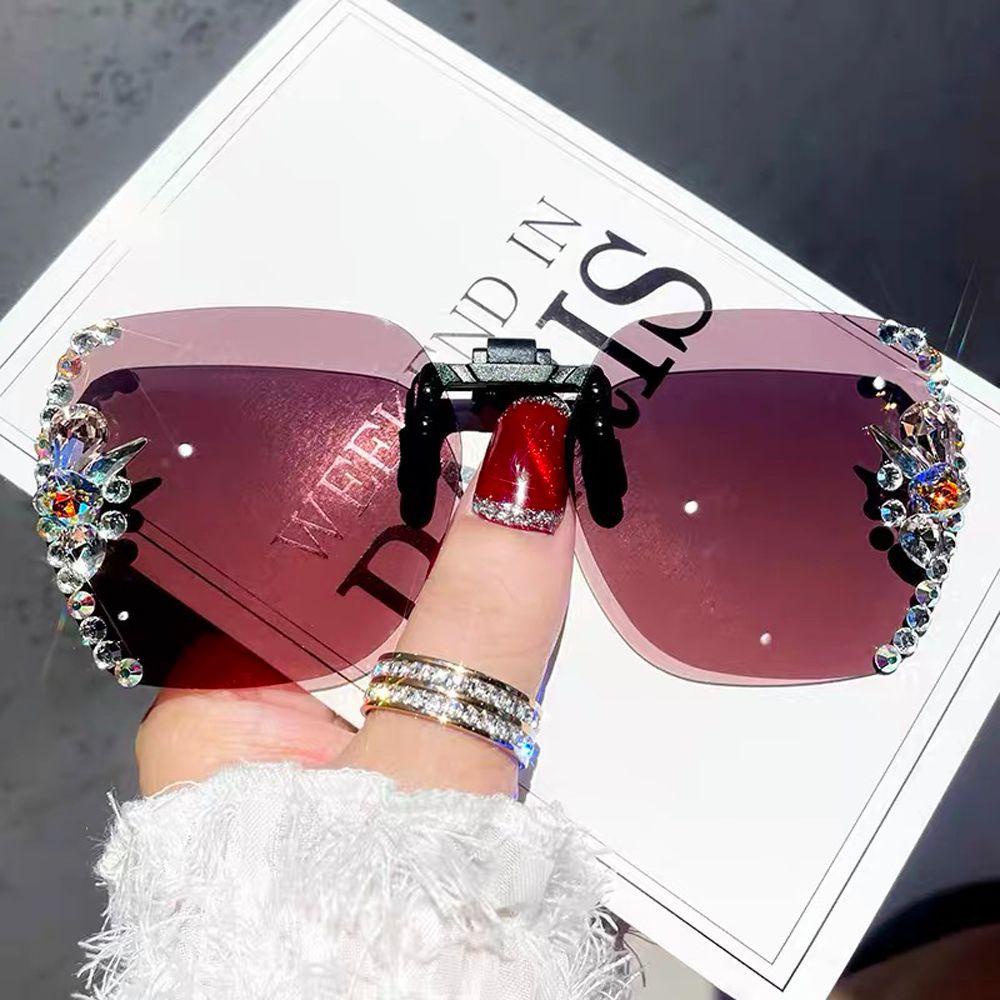 JARRED Kính Mát Phân Cực Chống Tia UV Dạng Kẹp Hình Đa Giác Thời Trang