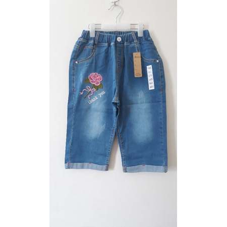 (mới về) Quần jeans lửng size đại cho bé gái 35-53kg