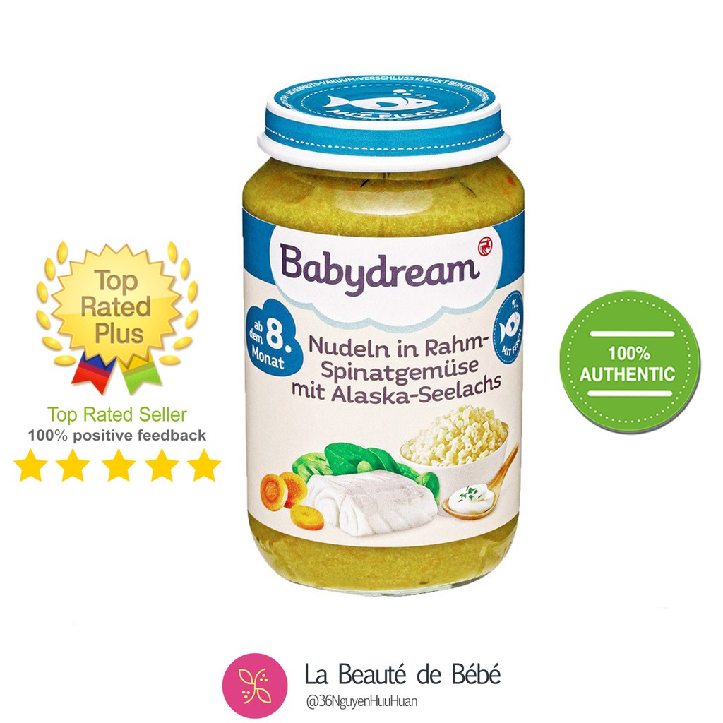 Cháo hữu cơ cho bé 8 tháng - Babydream [HSD 18 Tháng Kể Từ Ngày Sản Xuất]