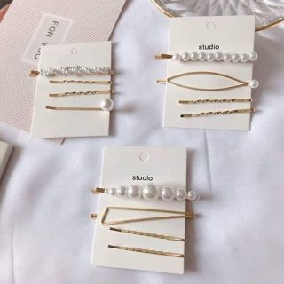 Set 4 kẹp tóc sang trọng