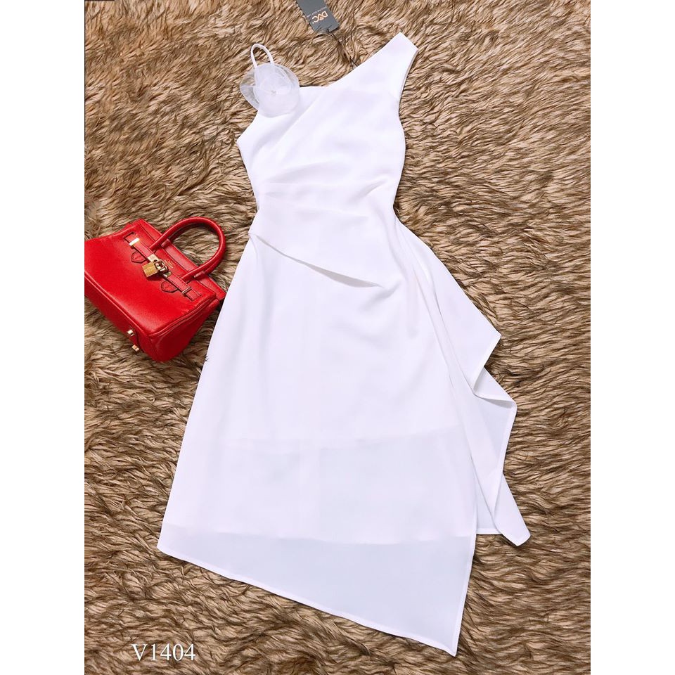 [Nhập WAMAR931 giảm ngay 15k]Đầm trắng lệch vai umi lụa hàng thiết kế V1404_Zin Boutique [Kèm ảnh thật] | BigBuy360 - bigbuy360.vn