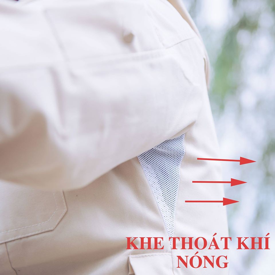 ÁO CHỐNG NẮNG KAKI SIÊU CẤP - CÓ THOÁNG KHÍ SAU LƯNG, CỰC MÁT