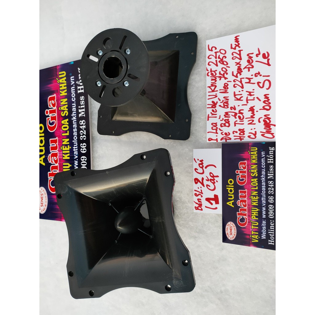 Phễu loa treble 22cm hỏa tiễn gắn treble 750- 2 cái Audio châu Gia