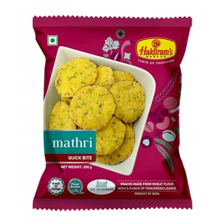 Snack haldirams mathri 150gr