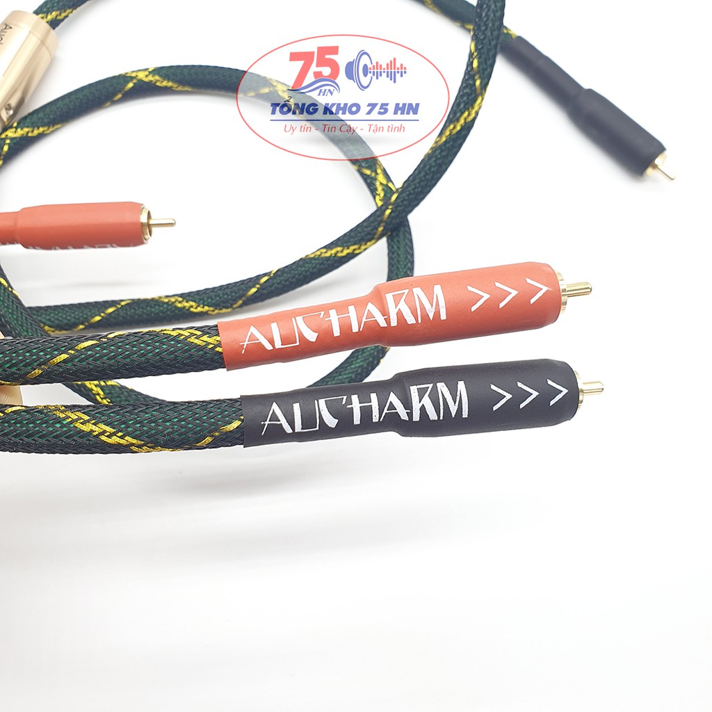 Cặp dây tín hiệu âm thanh Aucharm RCA cao cấp dài 1m và 3m