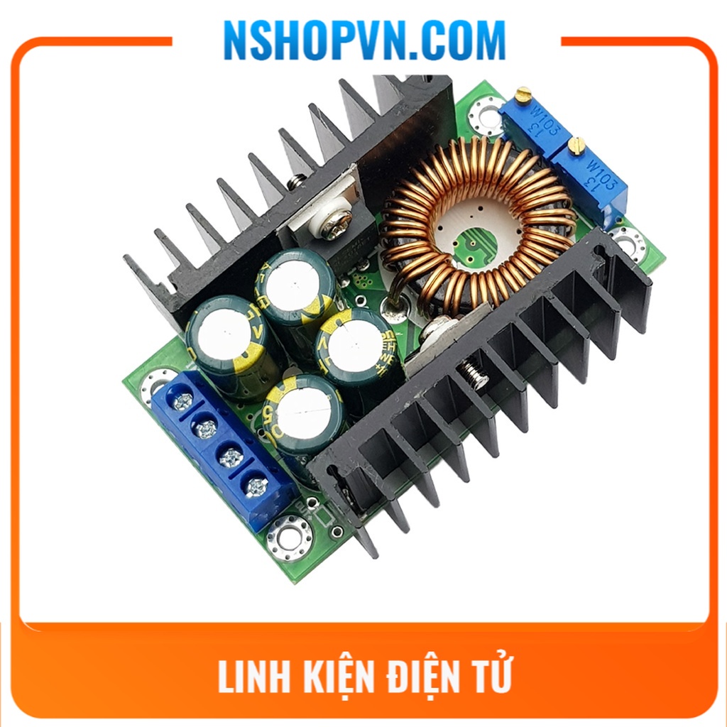 Mạch Giảm Áp DC 4.5-30V 12A, công suất 100W - ngõ ra 1.25-30V Không nên sử dụng ngõ ra tải là động cơ