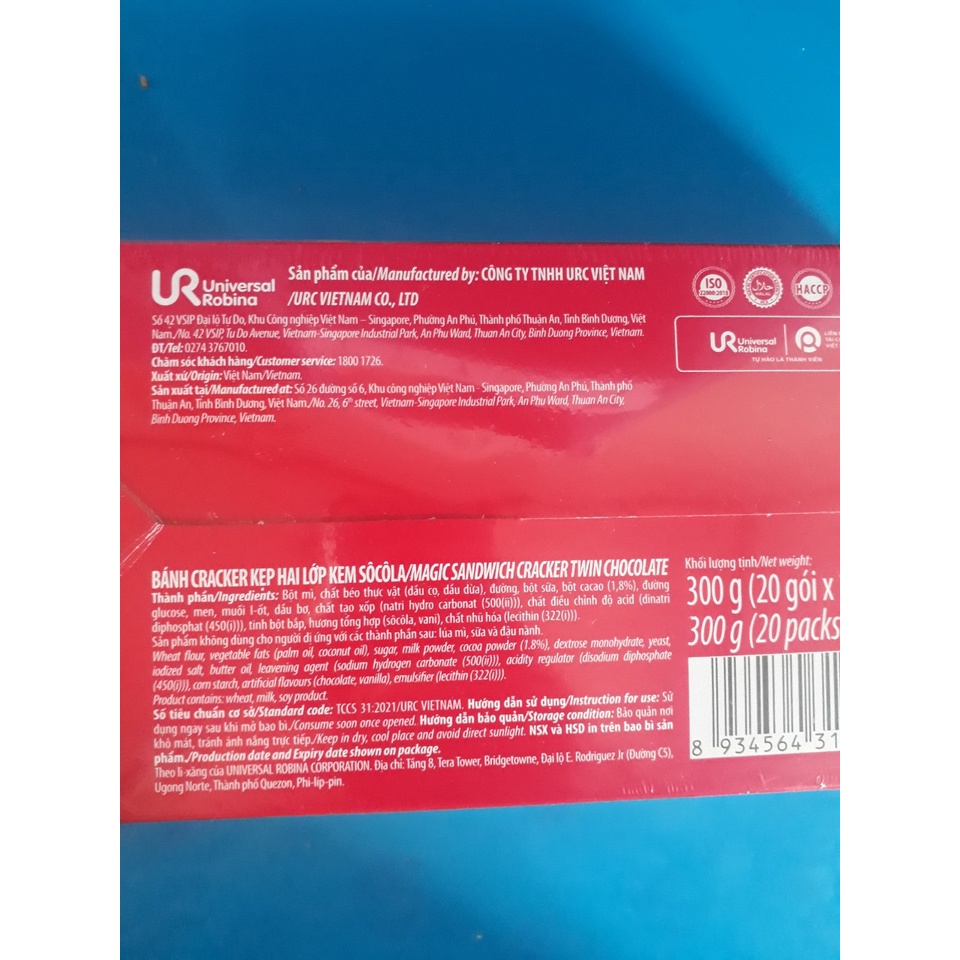 Bánh Magic cracker kẹp 2 lớp kem