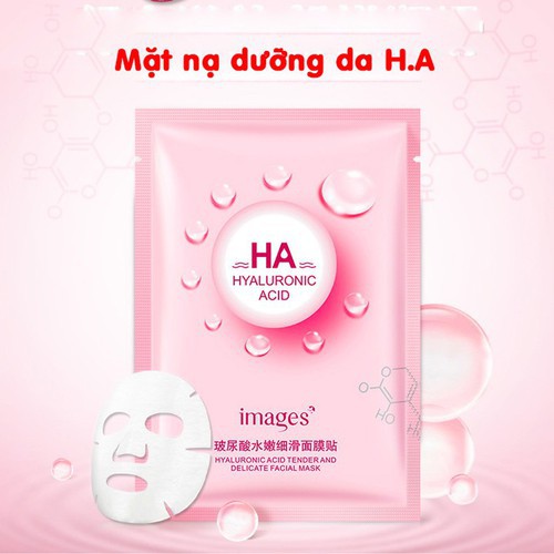 Mặt Nạ Giấy Dưỡng Da Mụn Cấp Ẩm Thải Độc Nạ HA