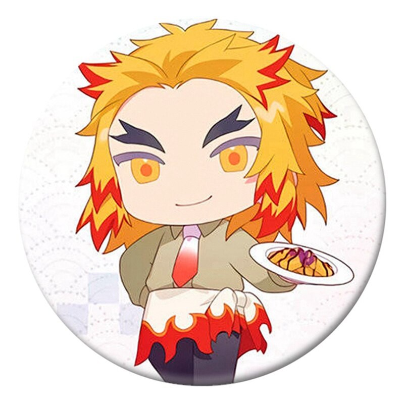 Huy hiệu anime Kimetsu No Yaiba(Mẫu chibi dễ thương)