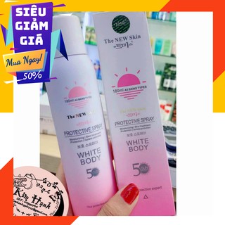 Xịt Dưỡng Da Chống Nắng White Body The New Skin 2019