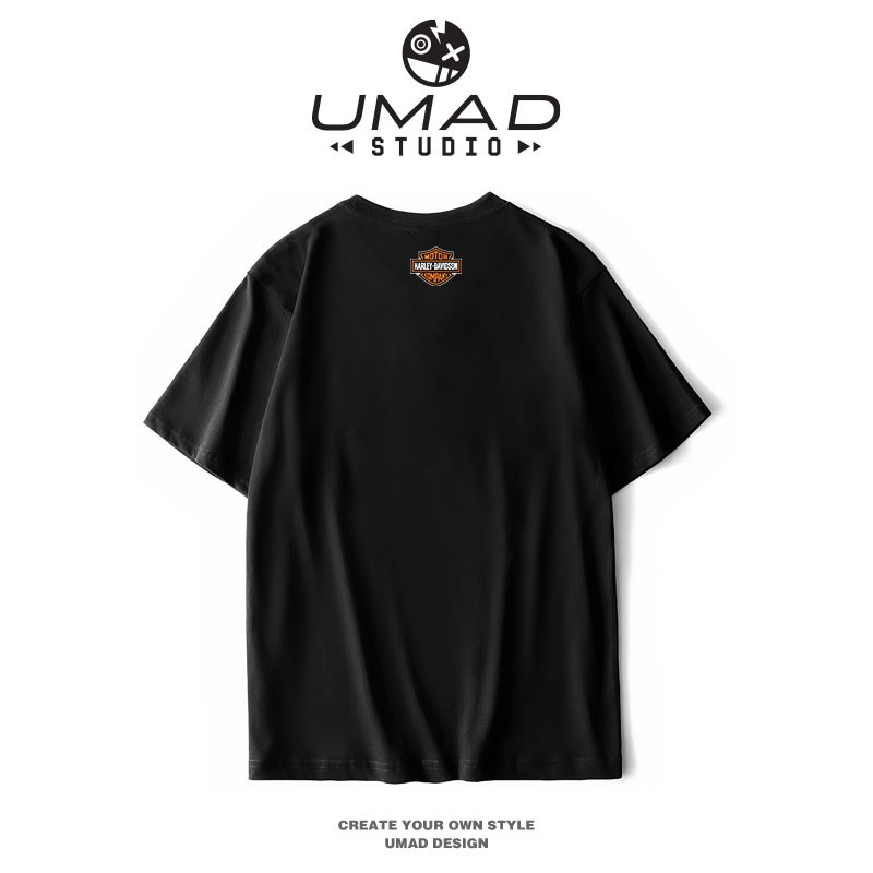 Áo thun UMAD unisex racing biker Harley Davison v.4 nam nữ tay ngắn có big size (40kg-110kg)