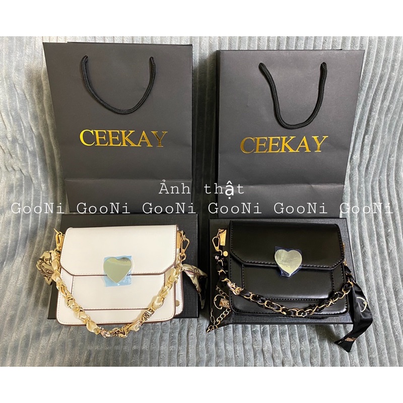 Túi đeo chéo, túi ceekay cao cấp kiểu dáng sang chảnh full box thời trang dành cho nữ  video+ảnh thật
