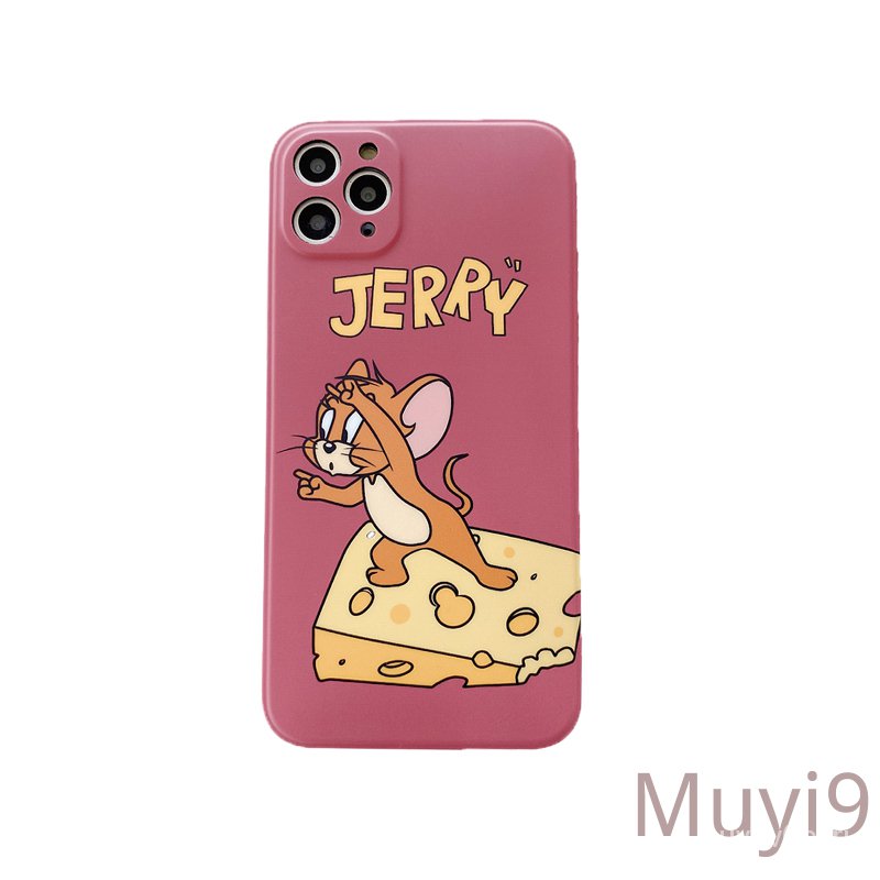 Tất Cả Đều Tại ChỗCouple Shell IPhone Case Ins Personality Creative Fashion Cartoon Funny Tom And Jerry Online Celebrity
