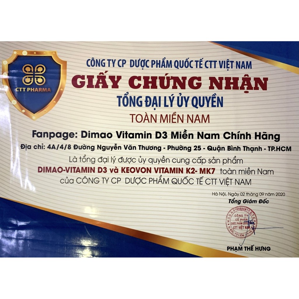 [Chính Hãng-Date2023] Dimao - Vitamin D3 400UI dạng xịt - Tăng Cường Hấp Thu Canxi date 8/2023