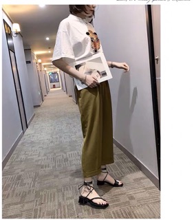 Sandal chiến binh cột dây mảnh đế 4 phân