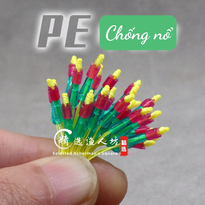 Combo 5 Bộ Set Trục Hạt Silicon + Dây PE - Fang PK2