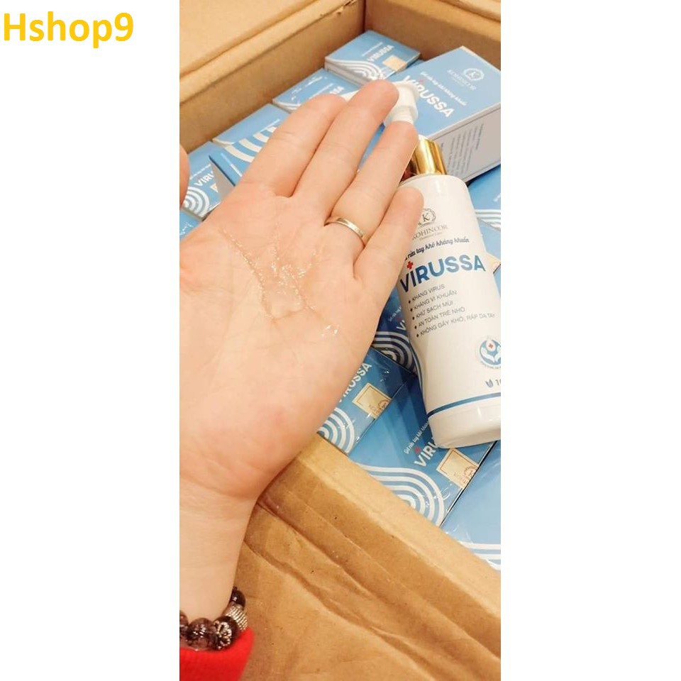 Gel nước rửa tay khô kháng khuẩn Virussa | BigBuy360 - bigbuy360.vn