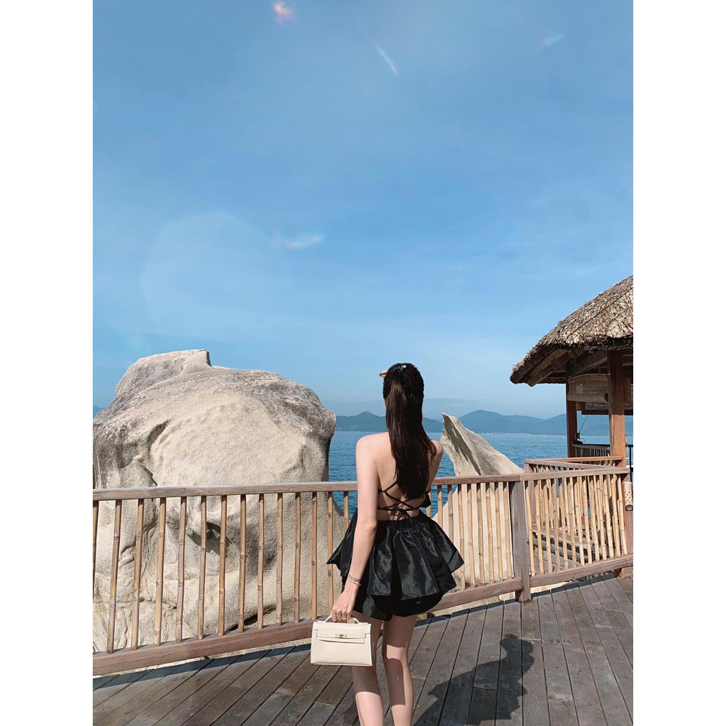 Modesty - Áo 2 dây đan lưng Dosnu Top