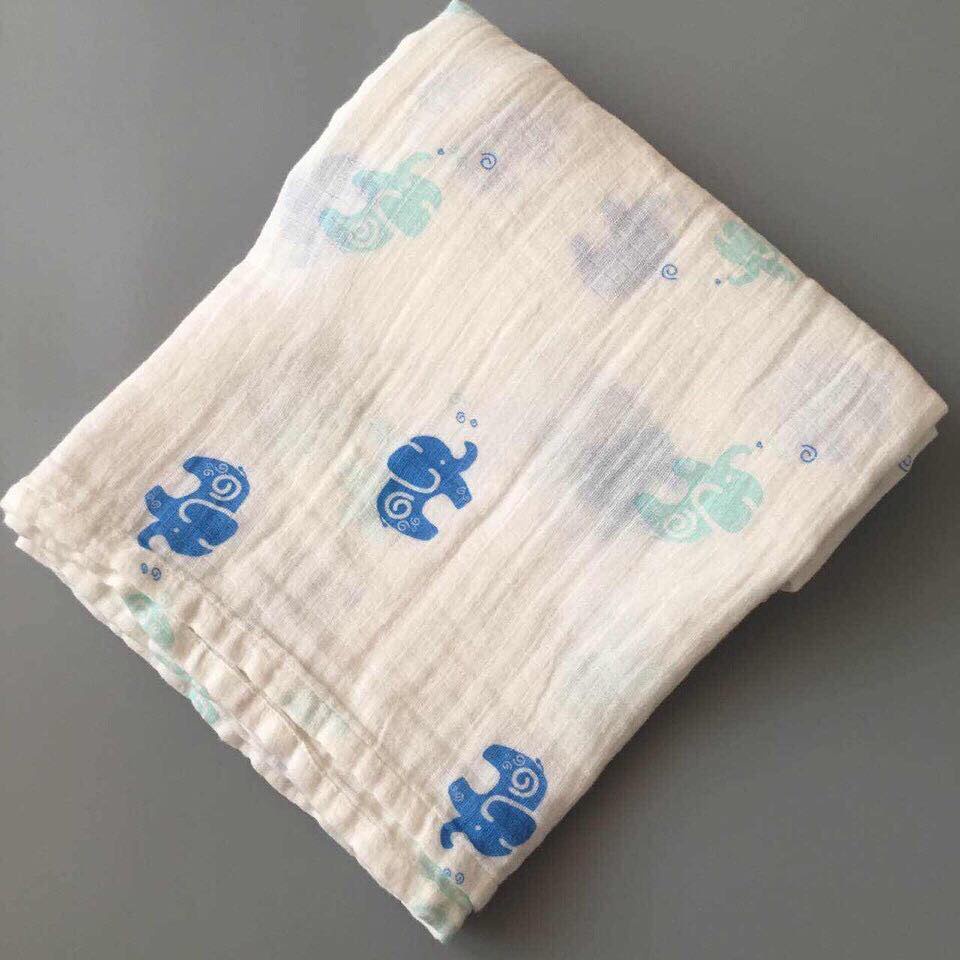 Khăn xô Muslin Swaddle organic cotton