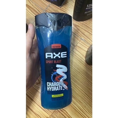 sữa tắm AXE SPORT BLAST 473ml (hàng bay air)