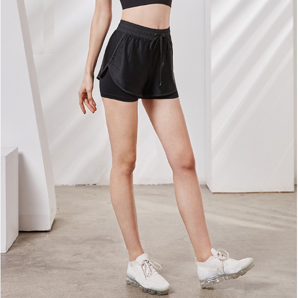 Quần Shorts Thể Thao Tập Gym, Yoga 2 Lớp