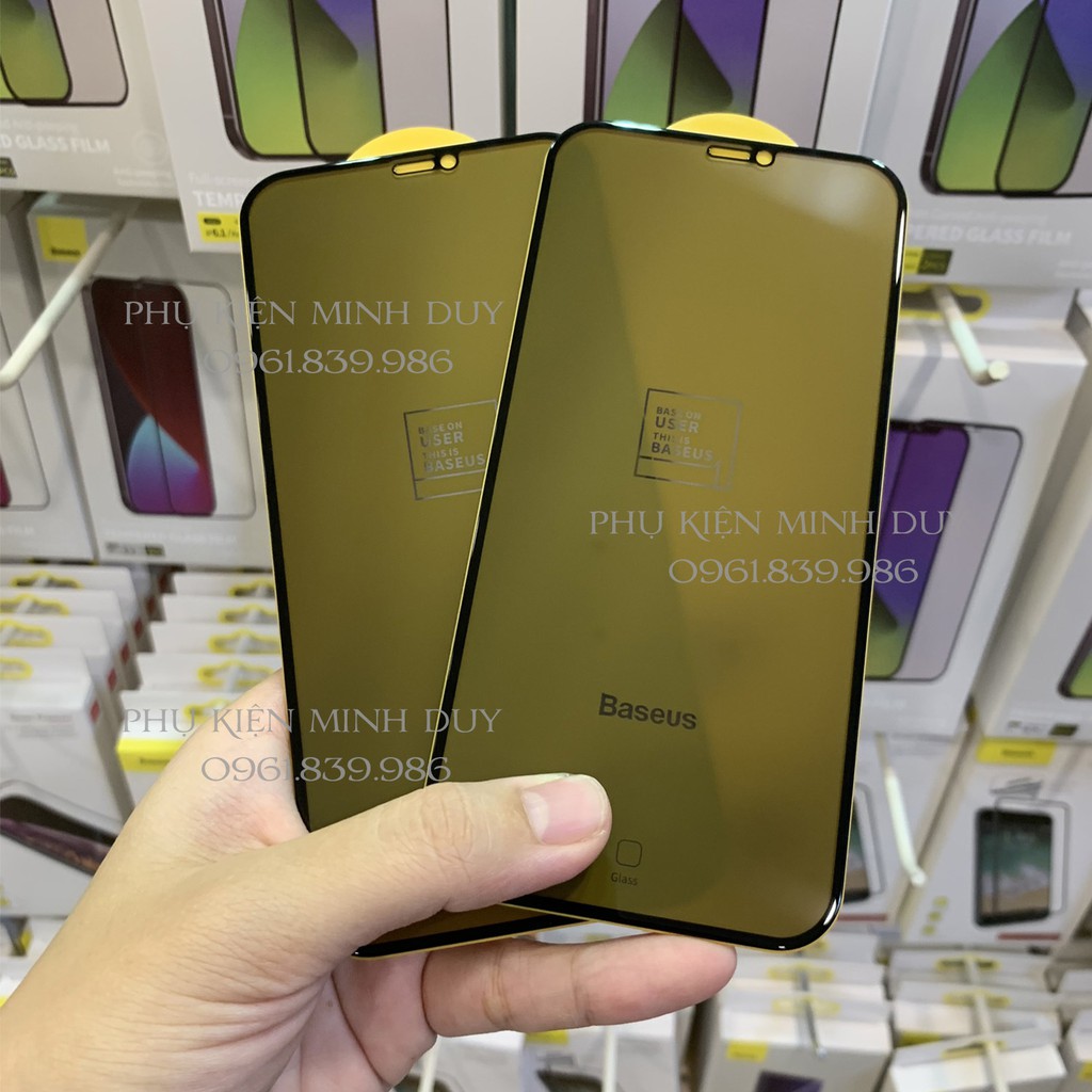 Kính cường lực chống nhìn trộm Baseus cho Iphone 12