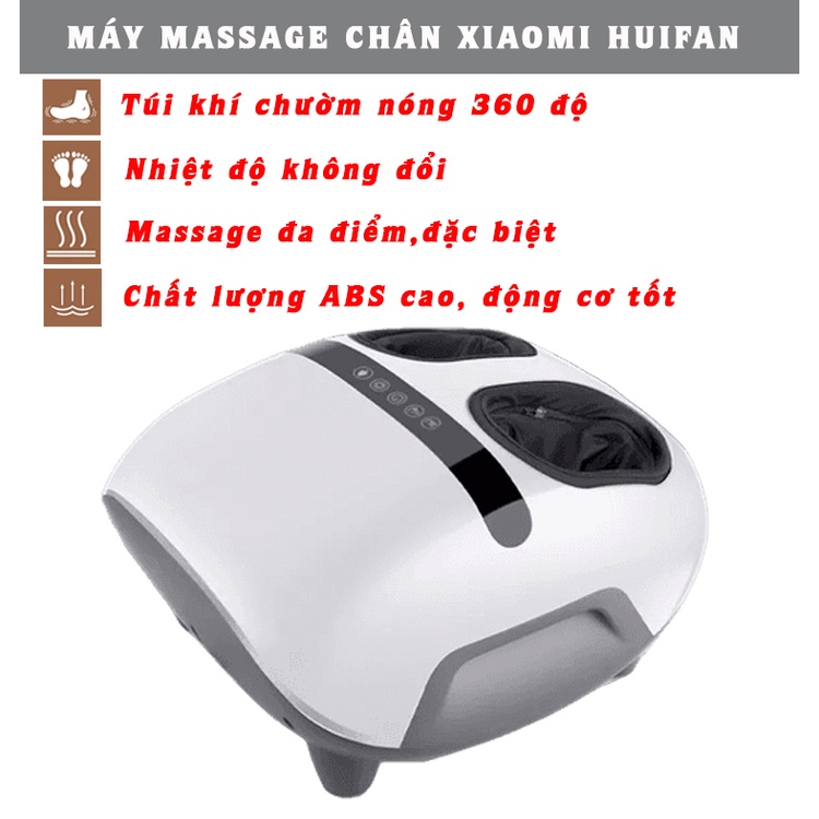 Máy Massage chân Xiaomi Huifan, Massage gan bàn chân theo phương pháp Shiatsu Nhật Bản